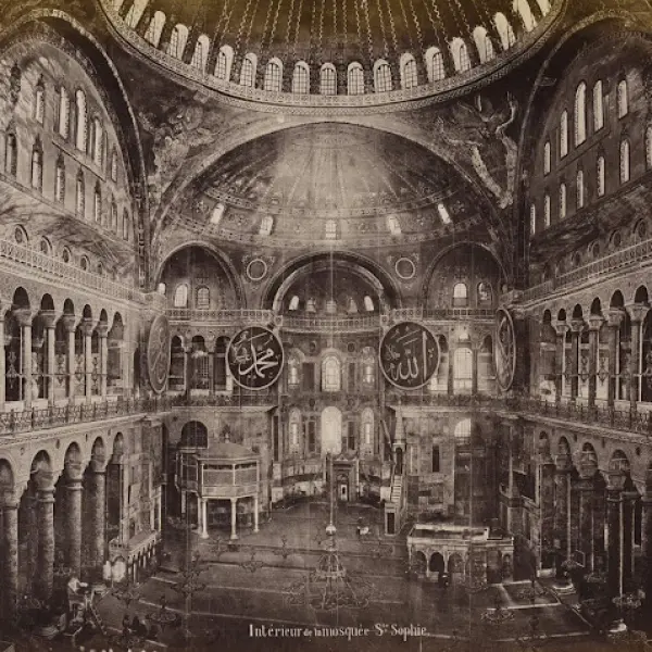 Primeras fotografías del Interior de Santa Sofía